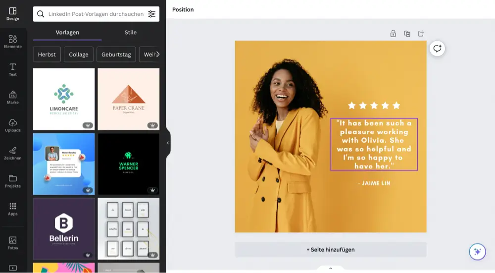 Bearbeitung und Fertigstellung des Designs in Canva nach der Erstellung mit ChatGPT. Bearbeitung und Fertigstellung des Designs in Canva nach der Erstellung mit ChatGPT.