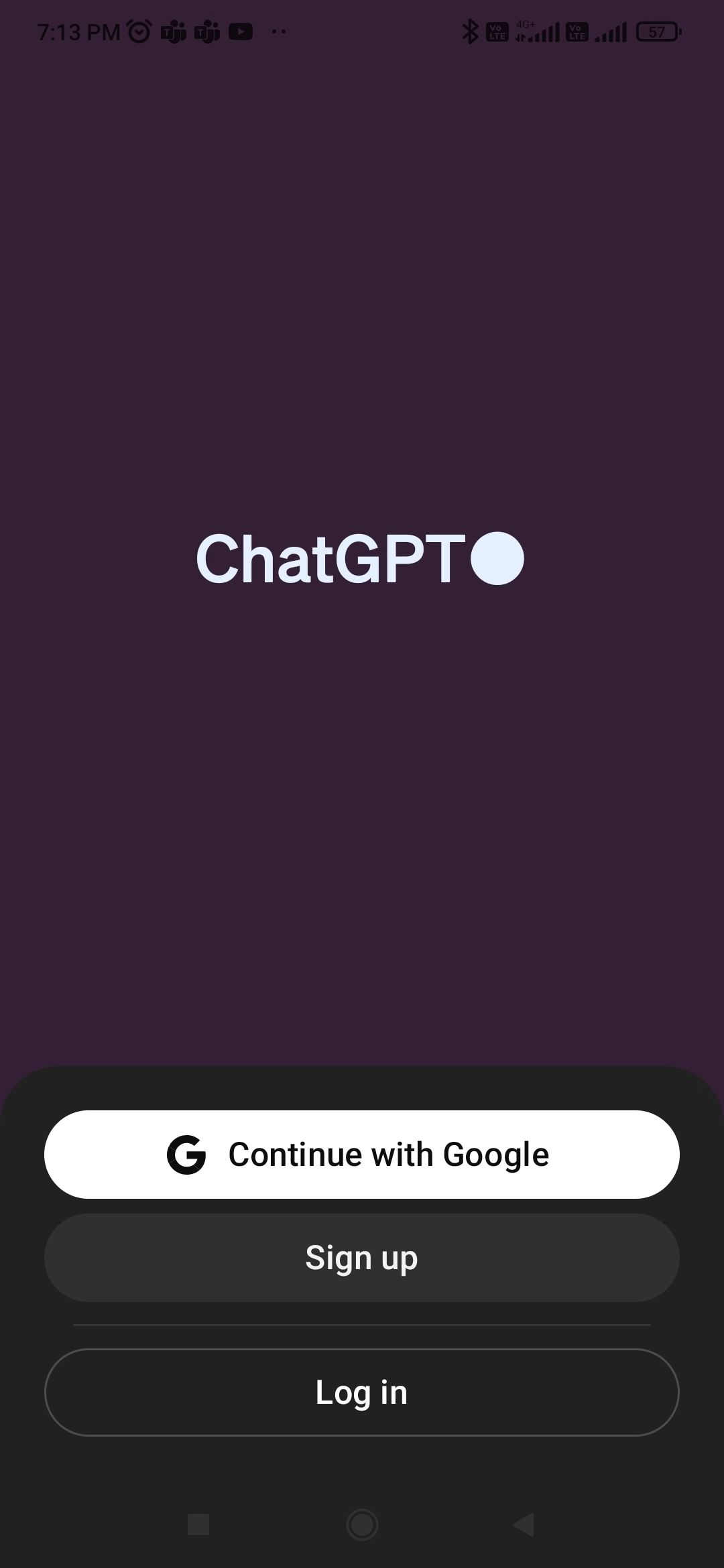 ChatGPT Login in der App auf iOS und Android