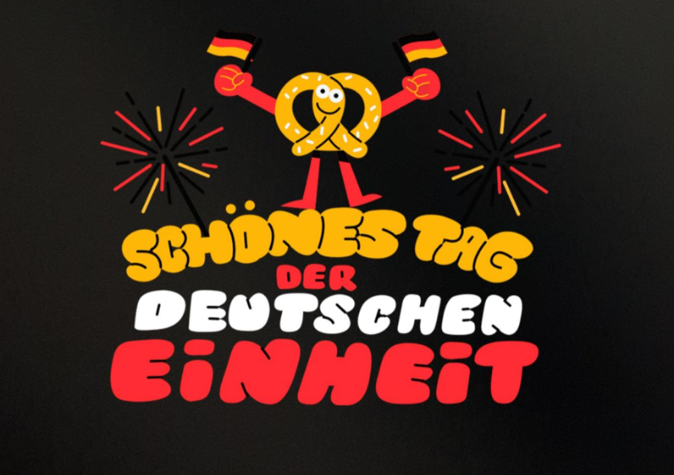Freundliche und lustige Grüße zum Tag der Deutschen Einheit